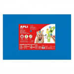 APLI 1 feuille de mousse caoutchouc - Bleu