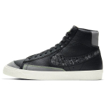 Nike Blazer Mid 77 Vintage Perdirbto Vilnos Paketas - Juodi Elektri&scaron;kai Žali Unisex Sportbačiai Dūminės Pilkos CW6726-001 40