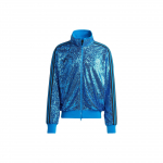 Adidas Originals Trefoil Mėlyna Versija Serija Logotipas Juostelė Blizgučiai Užtrauktuku Striukė Vyri&scaron;ka Vir&scaron;utinė Apranga Pauk&scaron;čio Plunksnos Mėlyna IA2463 XS