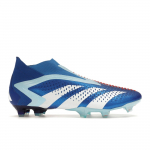 adidas Predator Accuracy+ FG Marinerush Pack Unisex sportbačiai Mėlyni Ry&scaron;kiai Karali&scaron;ki Debesėlių Balti GZ2606 40⅔