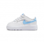 Nike Force 1 Low EasyOn TD Balti Aqua Mėlyni Kūdikio Kedukai FN0236-107 23.5