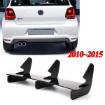 Automobilio galinio buferio difuzoriaus vėliavėlės spoilerio skirstytuvas Volkswagen VW Polo MK5 GTI 6R 6C dviejų keturių durų Facelift priedams 2010-2018