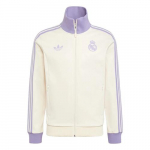 Adidas Originals FW24 Real Madrid sportinė striukė, nuostabiai balta/violetinė IY0058 XL
