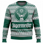Bebetter Jagermeister Negražus Kalėdinis Megztinis Puloveris Vyri&scaron;kas 3D Džemperis Vir&scaron;ūnės Rudens ir Žiemos Drabužiai A-xdd 2XL juoda