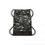 Nike Brasilia Camouflage Rai&scaron;teliu užtraukiamas Treniruočių Kuprinė Unisex Kuprinė Raudonmedžio Žalia BA6223-100 Sequoia Green