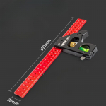 Matuokliai Didelės apkrovos, didelio tikslumo medienos apdirbimo nerūdijančio plieno daugiafunkcinė kombinuota kampinė liniuotė 30/40 cm ilgio judamojo kampo liniuotė 30cm
