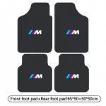 Automobilio grindų kilimėliai Auto priekiniai ir galiniai kiliminiai pėdų kilimėliai su guminiu pagrindu BMW M3 M4 M5 E39 E46 E60 E90 X1 X3 X5 X7 F10 F20 F30 pdzm22