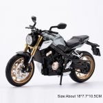 1:12 CBR650R CB650 Metalinis Modelis Lydinio Motociklo Žaislai Automobilio Priekinio Vairo Vairavimas Galinio Vairo Amortizacija Žaislas Draugams Dovana