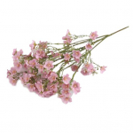 Dirbtinės gėlės Sodrus pavasario dekoras Ry&scaron;kios spalvos Gypsophila &scaron;ilko gėlių puok&scaron;tė balta