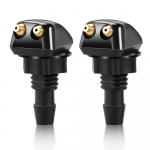 Automobilio priekinio stiklo apiplovimo purk&scaron;tuko valytuvo antgalis, skirtas Mitsubishi EX ASX Outlander durų kam&scaron;čio apsaugai juoda