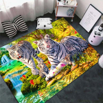 Madingas tigro ra&scaron;to kilimas ant grindų 3D gyvūnų spausdintas didelis kilimas svetainė, mink&scaron;tas vonios kilimėlis, sugeriantis neslystantis 40x120cm