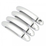 Skirta Volkswagen VW Touran Caddy 2K 2004-2015 Anglies pluo&scaron;to spalvos apdailai Remontuoti chromuotą durų rankenos dangtelio apdailos apsaugą Chrome Color white