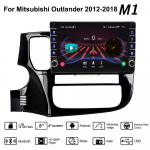 &bdquo;Android&ldquo; automobilio radijo daugialypės terpės vaizdo grotuvas, skirtas &bdquo;Mitsubishi Outlander 2012-2018&ldquo; su mygtuko rankenėle &bdquo;Carplay WiFi BT 2 Din 2+32GB&ldquo;