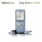 Atnaujintas Sony Ericsson Originalus Sony Ericsson W350 W350C 2G 1.3MP Kamera FM Mobilusis Telefonas Su 1 SIM No charger mėlyna