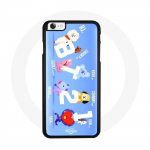Coque pour Iphone 6 BTS Bangtan Sonyeondan BT21 Van Tata Chimmy Cooky Rj Koya Shooky Et Mang