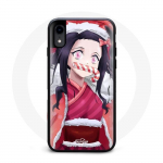 Coque pour Iphone XS Anime Demon Slayer Kamado Nezuko Le jour de No&euml;l 2023