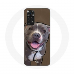 Coque Redmi Note 11 Pro 5G Chien Pitbull Blanc gris