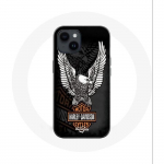 Dėklas iPhone 14 Plus su Harley Davidson erelio logotipu - Maniacase