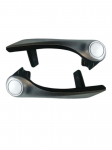 For Megane 2 Front Inner Door Inner Handle Black Armrest Left and Right 2002-2009 - 2 Pieces OEM 7701475315 7701475316 7701476922 7701475317 Chrome Color