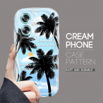 Mielas animacinių filmų ra&scaron;tų kreminės tekstūros korpusas, banguotas kra&scaron;tas, mink&scaron;tas silikoninis telefono dėklas, skirtas OPPO Reno Realme OPPO R15 Pro skaidri