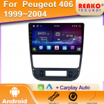 Autoradio Multimedija Peugeot 406 1994-2005 2 Din Android Radijas Carplay Automobilio Stereo GPS Navigacija Galvos Vienetas Android Auto WIFI 4 core 1GB+32GB carplay