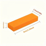 &bdquo;Magic&ldquo; kalkių nuosėdų ir rūdžių &scaron;alinimo trintukas, saugus ir nesibraižantis įrankis vonios stiklų ir virtuvės puodų valymui. Lengvas buitinis valiklis 1PCS oranžinė