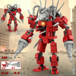 Skibidi tualetas 3.0 Titan Clockman statybinis blokas vaikams Titan Camerman garsiakalbis surinkimo plytos žaislai berniukams Dovanos Velykų žaislai