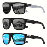 3 vnt. Nauji poliarizuoti akiniai Vyrams Moterims Žvejybos akiniai Saulės akiniai Kempingas Žygiai Vairavimas Akiniai Sportiniai akiniai nuo saulės Polarized