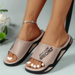 Moteri&scaron;kos sportinės &scaron;lepetės su abėcėle, mink&scaron;tu padu, atviromis nosimis, lengvos vasarinės &scaron;lepetės namams ir lauke 38-39