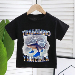 Itali&scaron;kas Smegenų Puvinys Juokingi Vaiki&scaron;ki Mar&scaron;kinėliai Vaikui Tralalero Tralalas Tung TungTung Sahur Bombardiro Krokodilas Brr Patapim Drabužiai Vir&scaron;us size 120cm