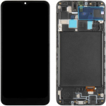 LCD ekranas Jutiklinio ekrano skaitmeninimo rėmelis, skirtas Samsung Galaxy A20 SM-A205U