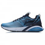 Li Ning Laisvalaikio Universalūs Tekstilės Smūgius Sugeriantys Neslystantys Atsparūs Dėvėjimuisi Žemo Aulo Bėgimo Batai Vyrams kedai Tamsiai Mėlyni ARSS053-1 42⅓