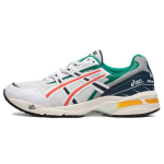 Asics Gel-1090 Audinys Sintetinė Oda Mada Retro Sportiniai Žemi Gyvenimo Būdo Batai Unisex Batai Balti Pilki 1203A243-020 40