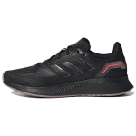 Adidas Runfalcon 2.0 Patogūs Paprasto Audinio Neslystantys Patvarūs Žemi Bėgimo Maratono Bateliai Moteri&scaron;ki Kedai Juodi GX8250 36