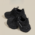 Tėčio Batai Natūrali Oda Pakeltas Padas Moteri&scaron;ki Batai Pavasaris Nauji Universalūs Storas Padas Lengvi Atsitiktiniai Sportbačiai Moterims 35