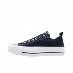 Converse Chuck Taylor All Star Lift Slip Ox Juodi Moteri&scaron;ki Kedai Balti 563456C 39.5