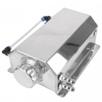 2L aliuminio lydinio automobilių priedai Automobilio alyvos surinkimo bakelis Kuro dujų surinkimo bakelis Au&scaron;alo radiatoriaus universalus perpildymo rezervuaras 2L Silver sidabras