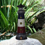 Sodo Saulės &Scaron;vyturio Statulėlė Lempa Laipsniu Besisukanti &Scaron;viesa Vejos Ornamentas Auk&scaron;tis 37,5 cm Gėlei Black Top