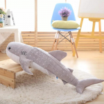 56cm Didelis Dydis Mink&scaron;tas Ryklio Pliu&scaron;inis Žaislas Didelis Kūrybi&scaron;kas Mėlynasis Banginis Kim&scaron;tas Mink&scaron;tas Ryklis Jūros Žuvis Pliu&scaron;inė Pagalvė Mielas Lėlė 56cm