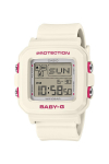 Casio baltas laikrodis BABY-G+PLUS BGD-10KH-7JR Moteri&scaron;kas balta