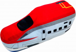 MORIPiLO Plarail Shinkansen Komachi Kūno Pagalvė Mikropluo&scaron;to Pliu&scaron;inis Žaislas Miego Pagalvė Raudona 31x13x13cm Personažas Makura no Morishita (Mažas i&scaron;pjautas pagal formą pagalvėlė) raudona