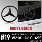 Skirta Mercedes Benz 1 vnt. 8 cm ABS automobilio galinė lipdukas bagažinės emblema Mercedes Benz W204 Naujam GLS SLK KLASĖS CLS500 CLS400 CLS550 CLS350 C