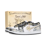 Jordan Air Jordan 1 Moonlit Embrace, Venus' Kiss Neslystantys Atsparūs dilimui Žemi Senoviniai Krep&scaron;inio Batai 553560-044(Team724-) 39