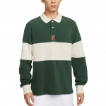 Nike Heritage polo mar&scaron;kinėliai vyri&scaron;ki kailio/&scaron;viesiai dramblio kaulo spalvos apykakle vidutinio tiesaus kirpimo HQ1749-323 L
