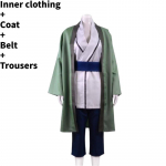 Naruto Tsunade Cosplay Kostiumas i&scaron; Poliesterio Medžiagos Anime Vaidmenų Žaidimų Entuziastams XS gray