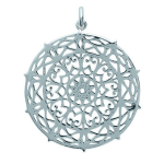 Les Tr&eacute;sors De Lily [L5752] - Pendentif Argent 'Carmen' argent&eacute; (rhodi&eacute;) - 30 mm