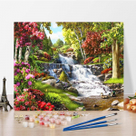 Menas &bdquo;Pasidaryk pats&ldquo; Tapyba pagal skaičius Skaitmeninė tapyba aliejiniais dažais Deimantinė tapyba Aliejinė tapyba Namų dekoras Pomėgiai Skaičiai Tapyba 40x50cm no frame