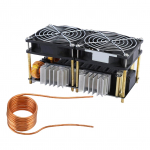 2500W 50A DC 12-48V indukcinė &scaron;ildymo plok&scaron;tė ZVS maitinimo modulis auk&scaron;to dažnio žemos įtampos 1800W juoda