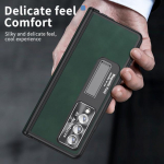 Priekinis grūdinto stiklo plėvelės sulankstomas Coque dėklas, skirtas Samsung Galaxy Z Fold4 sulankstomas 4 sulankstomas 5 sulankstomas 3 sulankstomas 3 5 viso korpuso dangtelis S ra&scaron;iklio laikiklis for Samsung Z Fold 4 raudona