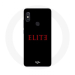 Coque pour Xiaomi Redmi Note 5 AI Dual Camera Elite Saison 5 Logo Rouge Fond Noir